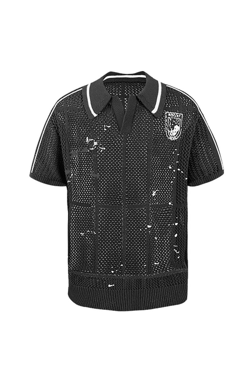 Caged Skeleton Polo Shirt