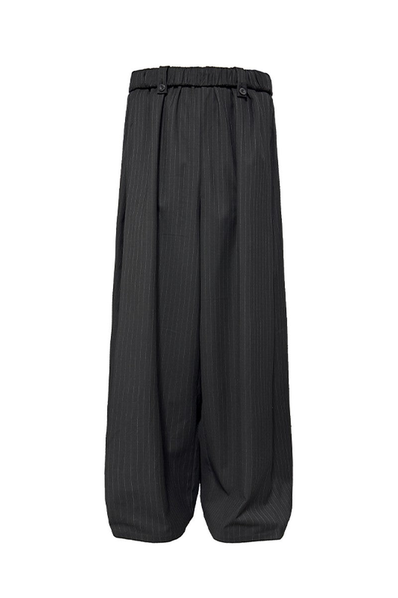 Striped Pleated Waist Pants