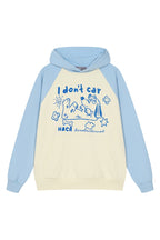 Hand Drawn Dog Raglan Hoodie