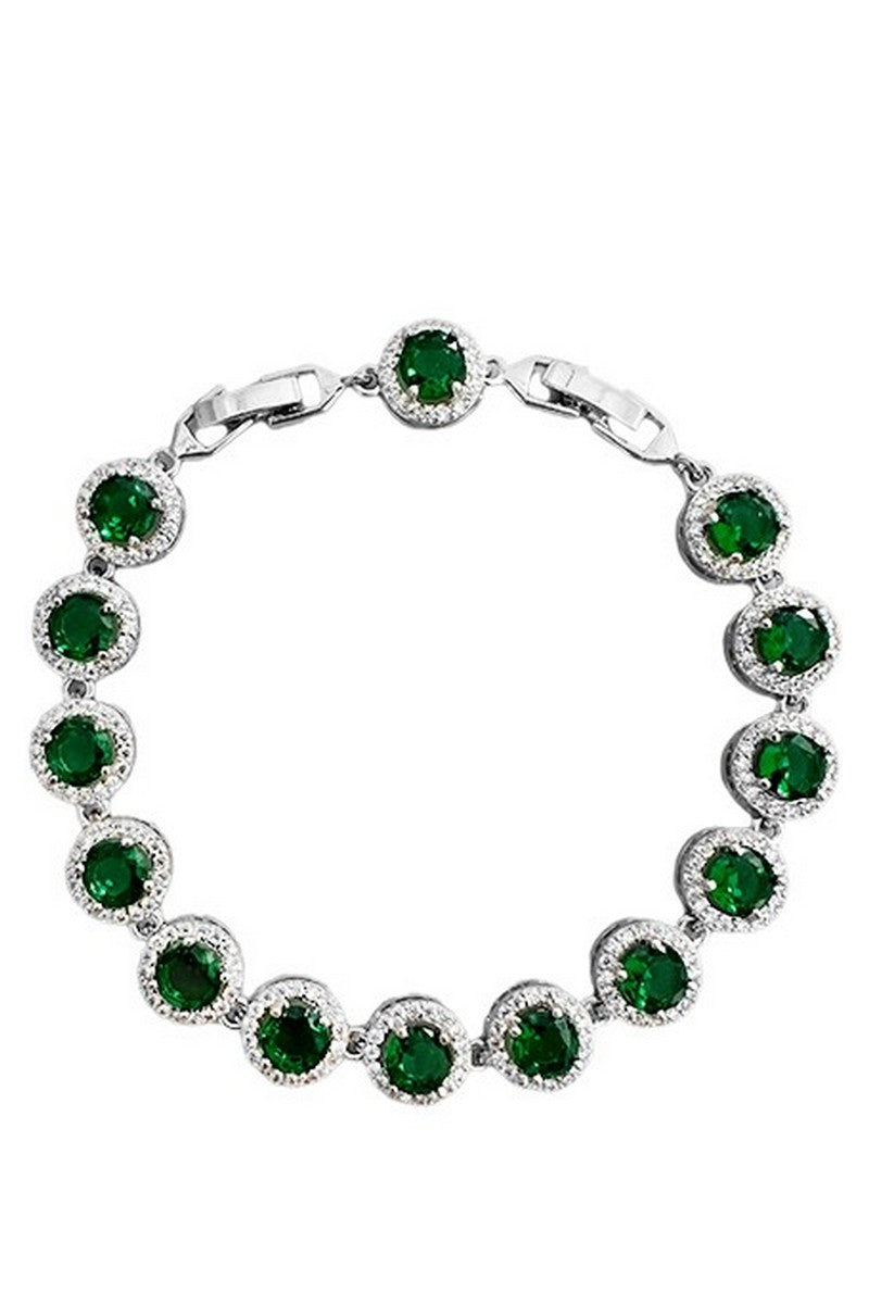 Color Diamond Tennis Bracelet