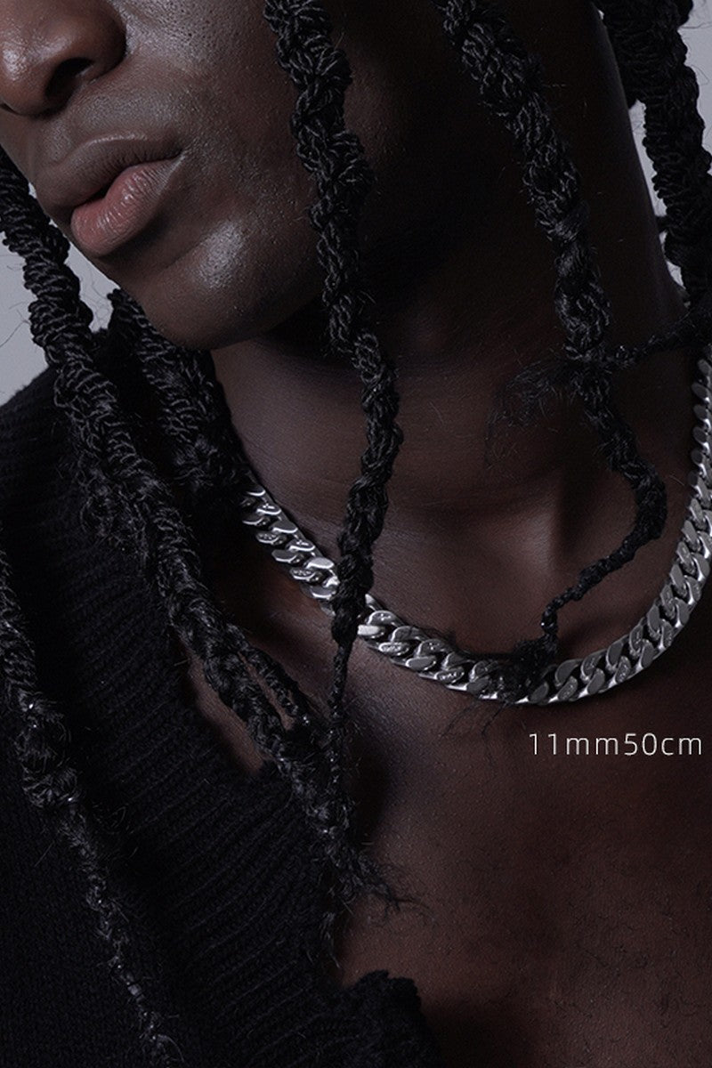 Brushed Cuban Link Necklace