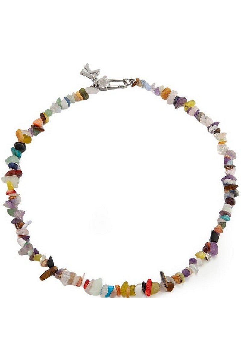 Moonstone Onyx Peridot Necklace