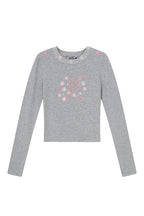 Floral Stamp Slim Fit Tee