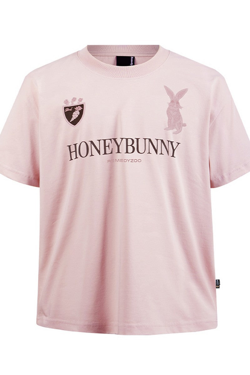 Embroidered Bunny Graphic Tee