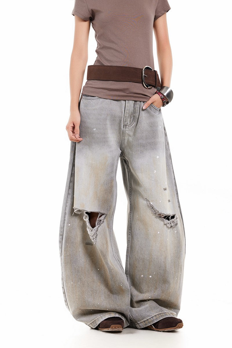 Paint Splatter Blade Jeans