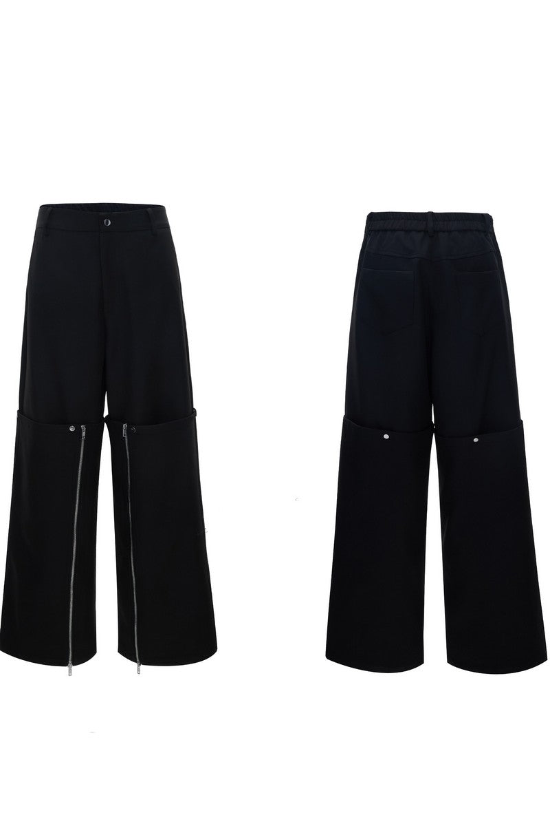Deconstructed Layered Utility Pants