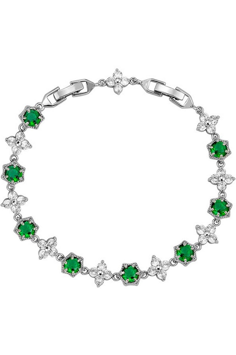 Snowflake Zircon Tennis Bracelet