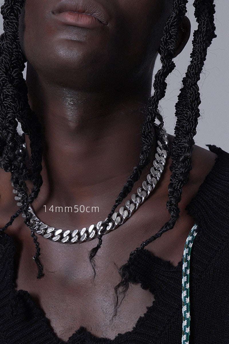 Brushed Cuban Link Necklace