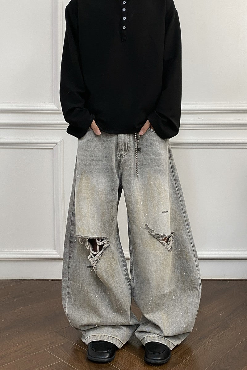 Paint Splatter Blade Jeans