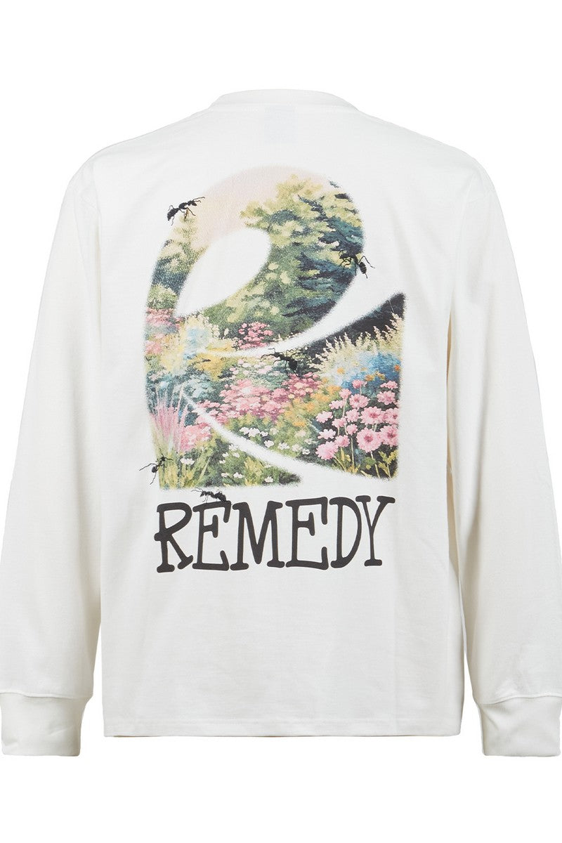 Floral Insect Embroidery Tee