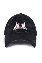 Waxed Graphic Baseball Cap