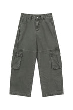 Deconstructed Cargo Denim Jeans