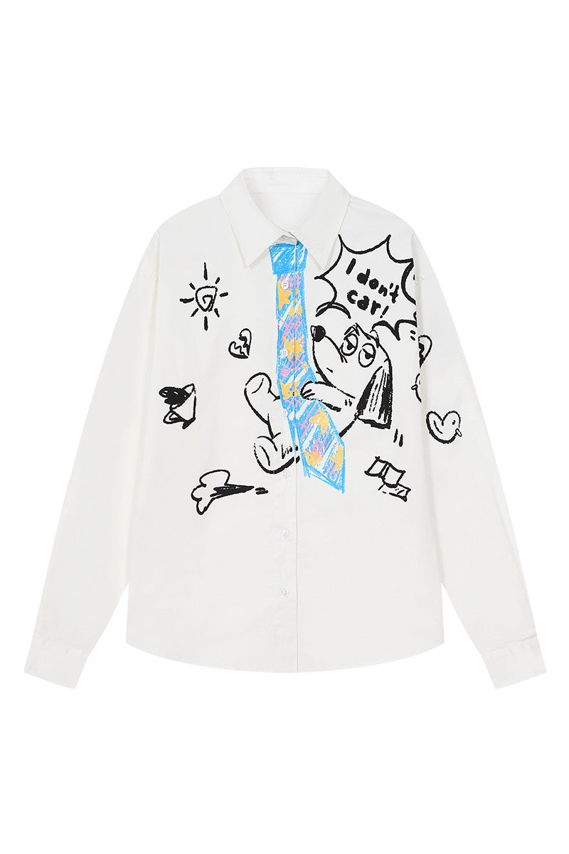 Graffiti Dog Tie Shirt