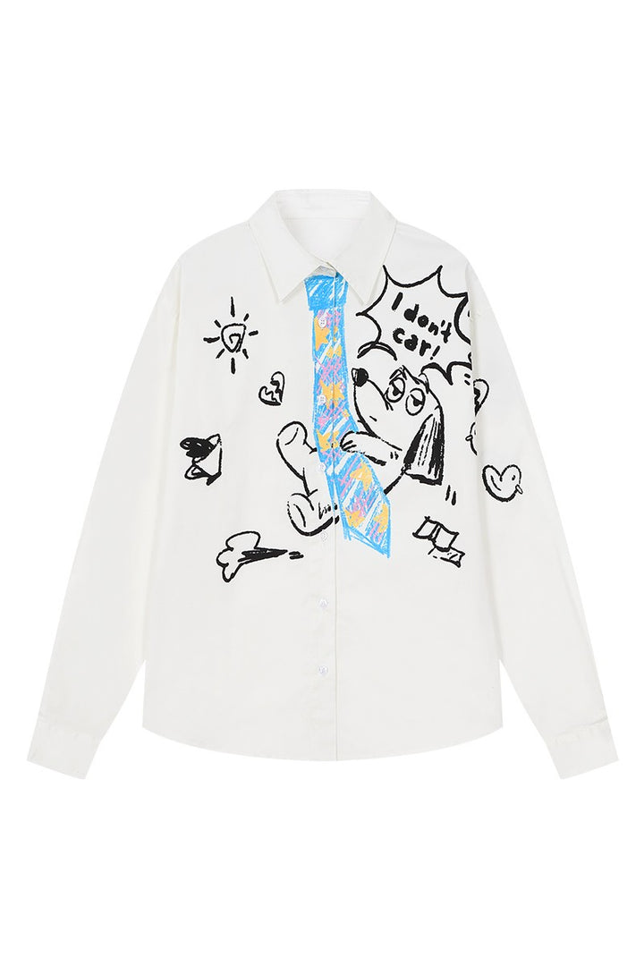 Graffiti Dog Tie Shirt