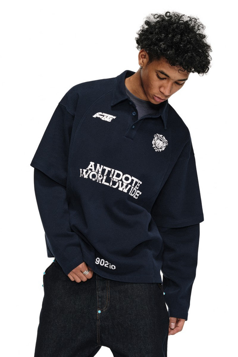 Vintage Sports Patch Polo