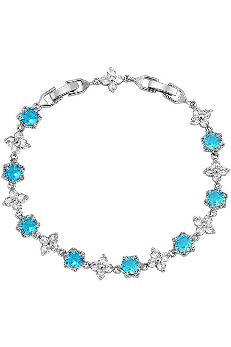 Snowflake Zircon Tennis Bracelet