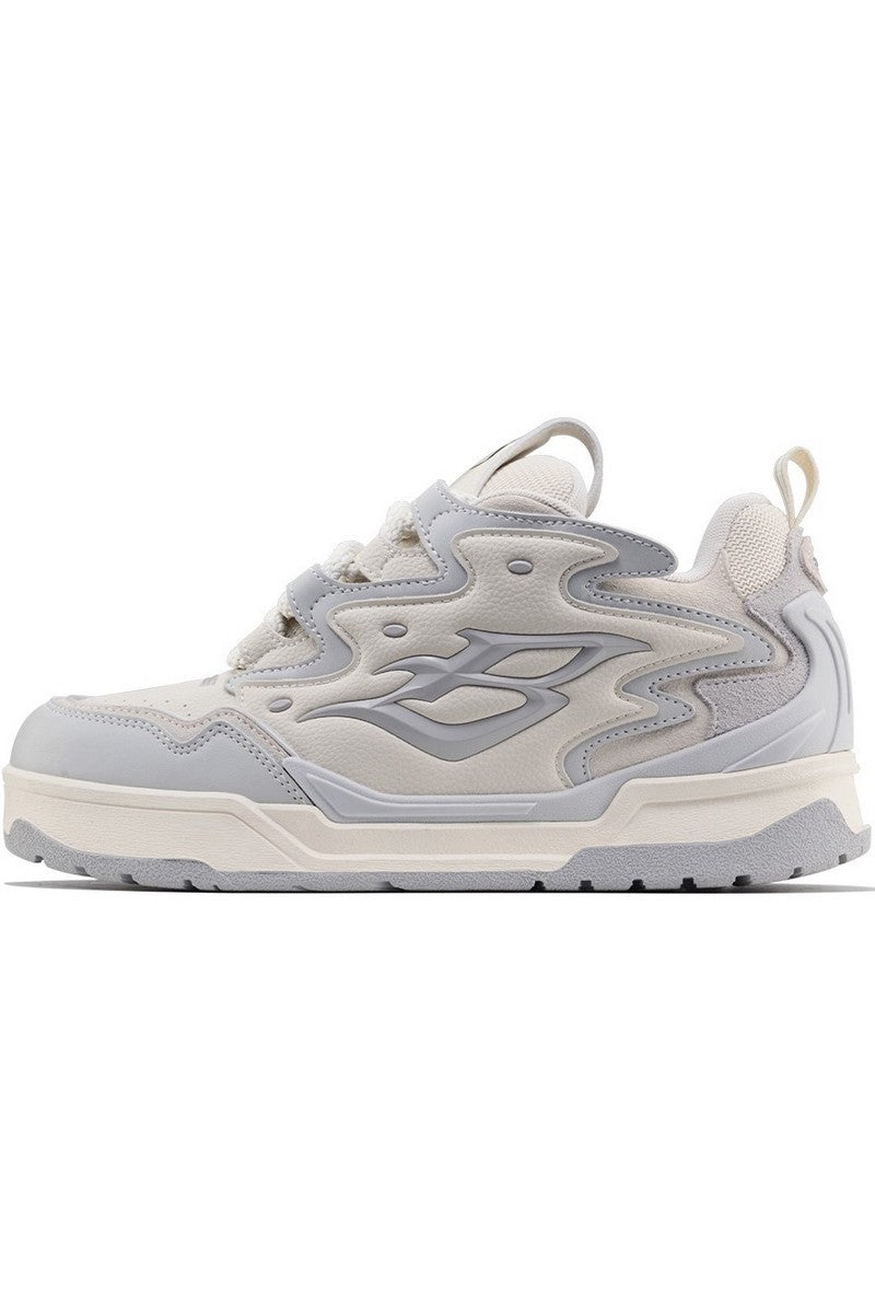 Grey Flame Chunky Sneakers