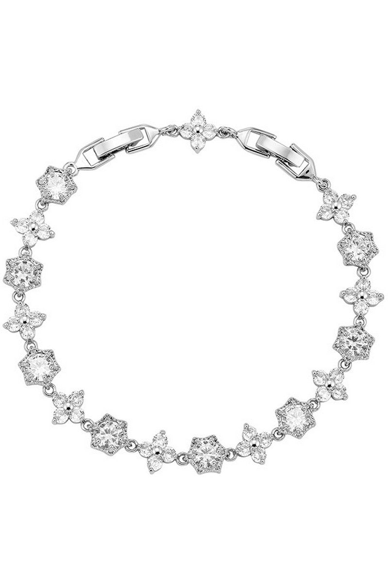 Snowflake Zircon Tennis Bracelet