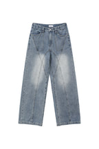 Structured Wide Leg Jeans