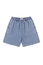 Cooling Washed Denim Shorts