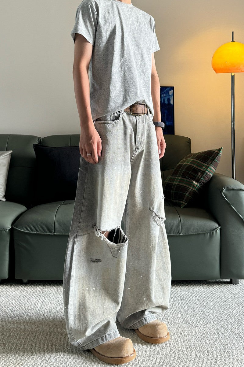 Paint Splatter Blade Jeans