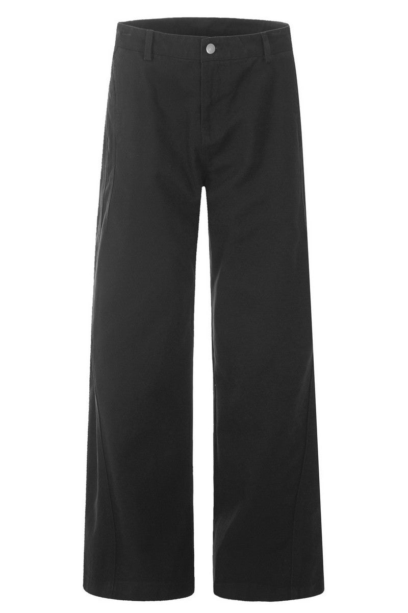 Minimalist Workwear Straight Pants