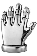 Silver Hand Stud Earrings