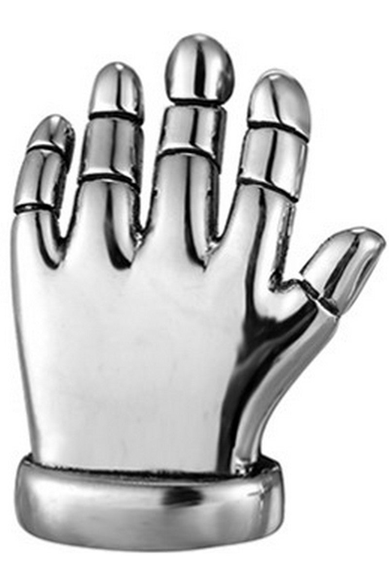 Silver Hand Stud Earrings