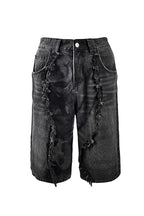 Reaper Feather Denim Shorts