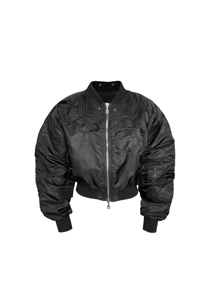 Triple Sleeve Bomber Jacket - Night Lab – Copping Zone