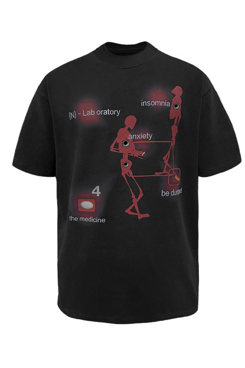 Anxiety Red Graphic Tee