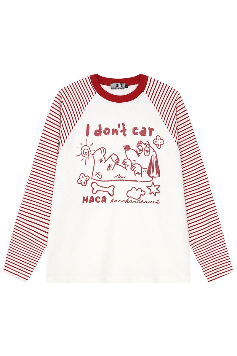 Raglan Dog Sketch Tee