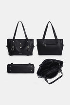 Belted Pocket Tote Bag - views