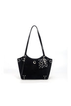 Charm Basket Tote Bag - Black