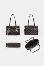 Glossy Polka Dot Tote - views