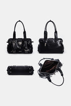 Heart Buckle Biker Bag - views
