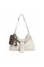 Leopard Pouch Hobo Bag - Beige
