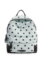 Polka Dot Commuter Backpack - Mint Green