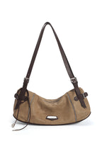 Soft Texture Baguette Bag - Tan