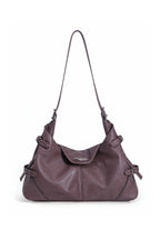 Zip Detail Hobo Bag - Raspberry
