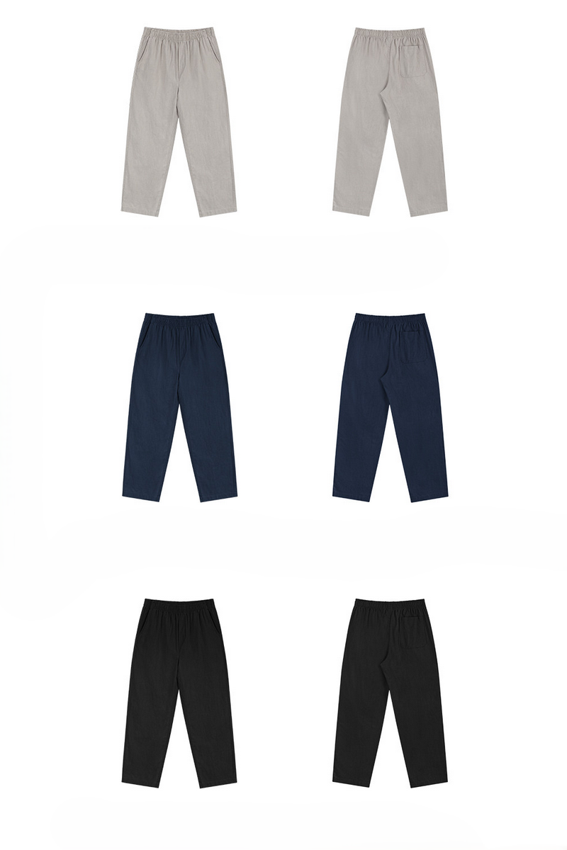 Cotton Hemp Relaxed Pants