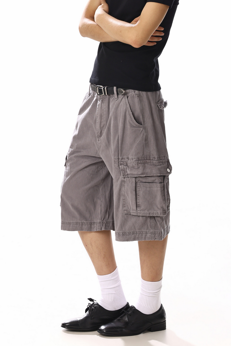Relaxed Cargo Bermuda Shorts
