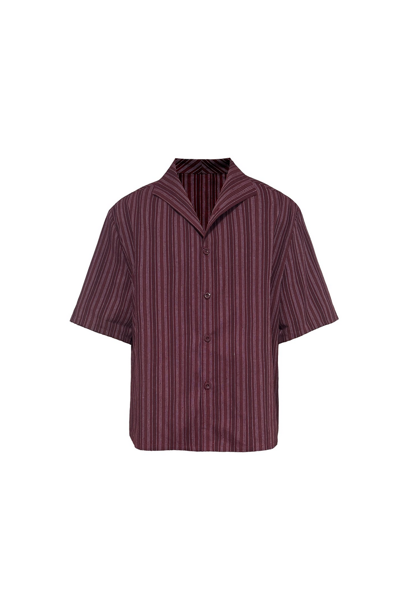 Striped Cotton Linen Shirt