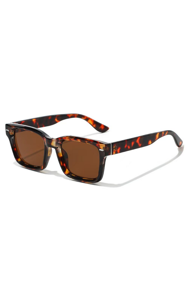 Chunky Studded Square Sunglasses