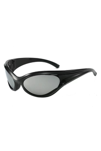 Black Frame With White Mercury Foil