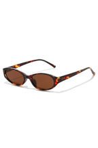 Slim Oval Sunglasses