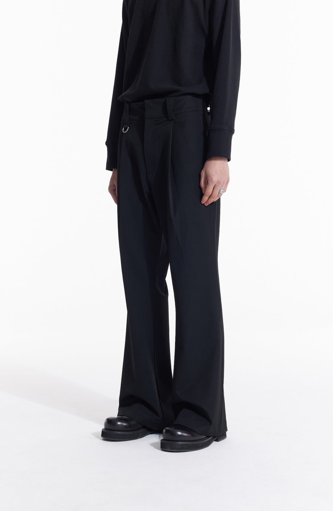 Flared Casual Suit Trousers