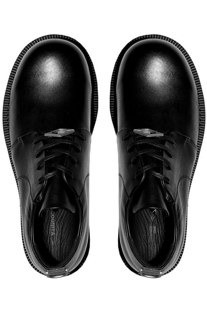 Chunky Round Toe Derby Shoes