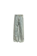 Slub Straight Leg Jeans