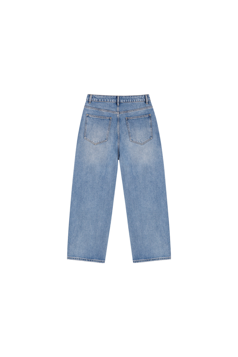 Lyocell Wide Leg Jeans